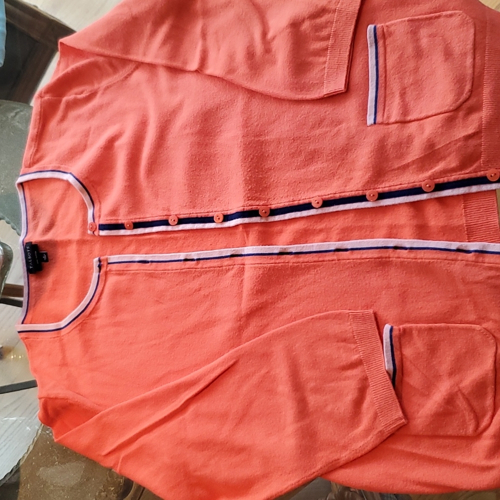 Orange cardigan